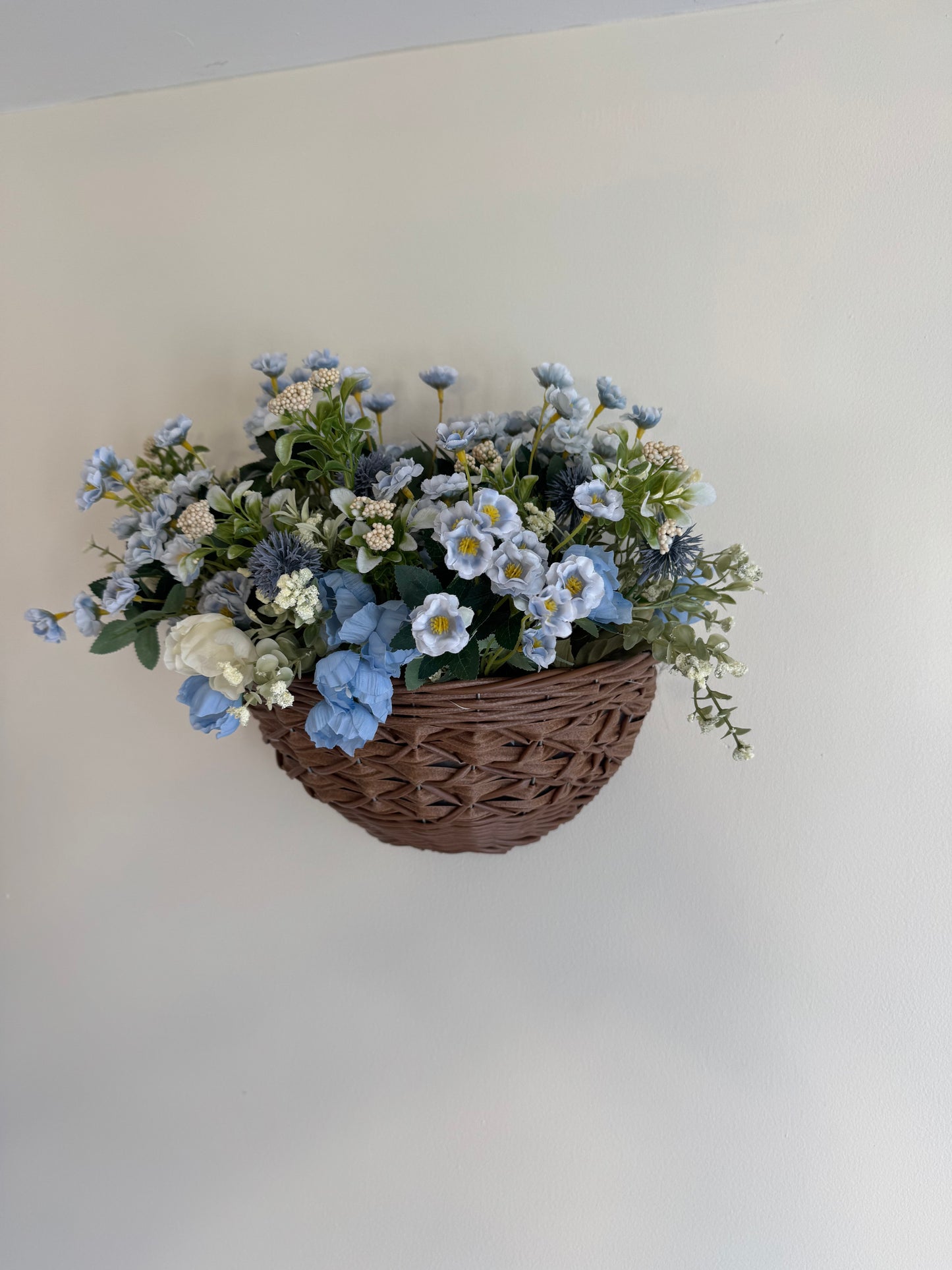 Brown Faux Wall Baskets