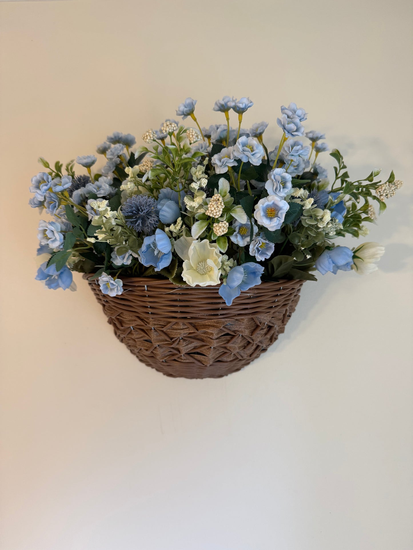 Brown Faux Wall Baskets